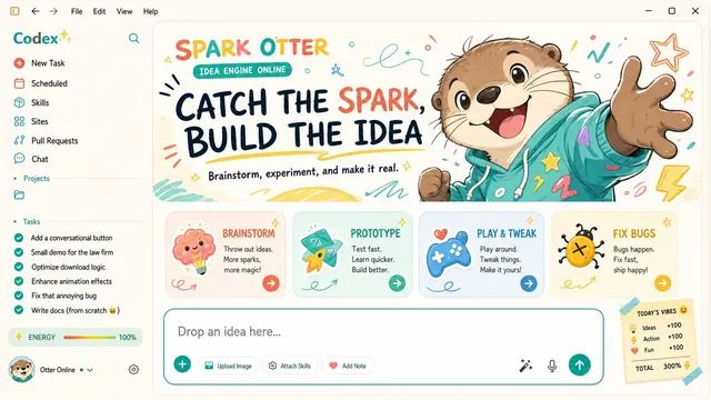 Spark Otter Codex Dream Skin preview