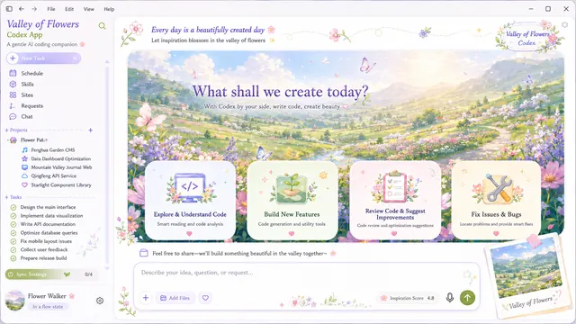 Valley of Flowers Codex Dream Skin preview